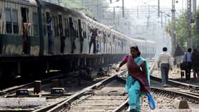 Une ligne ferroviaire indienne, en février 2013. (Photo d'illustration)