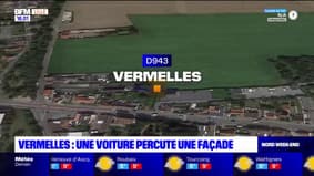Pas-de-Calais: une voiture percute un pylône électrique et une façade d'habitation à Vermelles