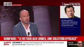 S'il y a une dissolution, Manuel Bompard (LFI) indique que le parti "est prêt quel que soit le scénario"