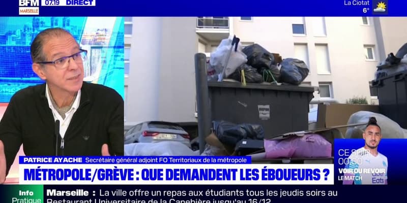Marseille: le secrétaire général adjoint de Force Ouvrière explique pourquoi FO a rejoint la grève des éboueurs