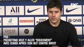  PSG : Pochettino veut y aller "doucement" avec Icardi après son but contre Brest