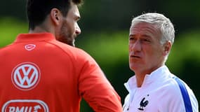 Hugo Lloris et Didier Deschamps