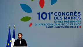 François Baroin en 2018, au 101e congrès des Maires de France