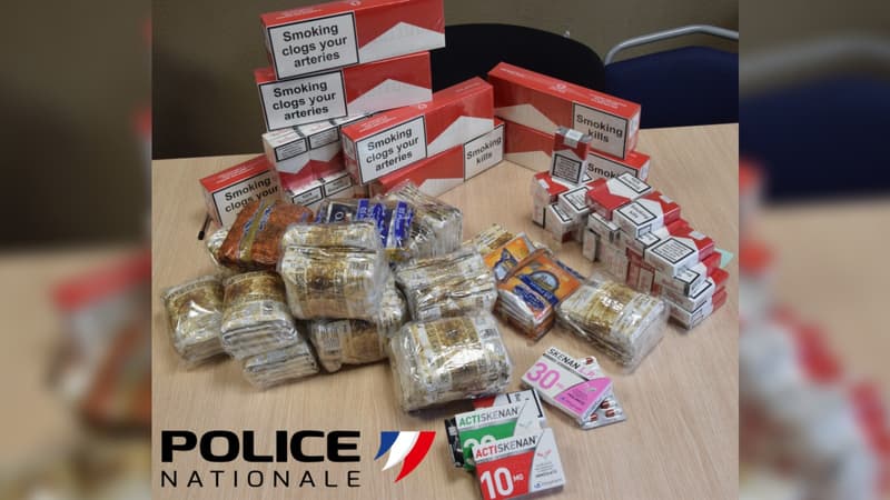 Deux personnes interpellées pour vente de contrebande, près de 7 kilos de tabac saisis à Toulon.