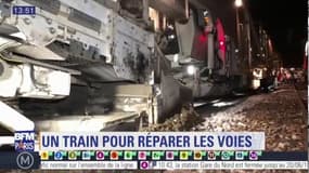 Un train pour réparer les voies