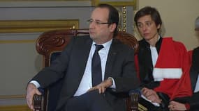 Le président de la République François Hollande