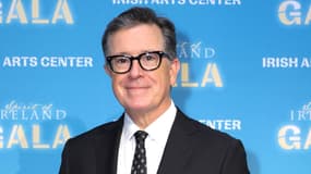 L'animateur et humoriste américain Stephen Colbert en novembre 2023