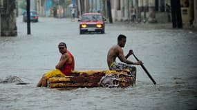Des pluies diluviennes se sont abattues sur la capitale cubaine.