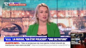 Marina Ovsyannikova: "La Russie est une dictature"