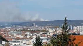 Incendie à proximité de Nancy - Témoins BFMTV