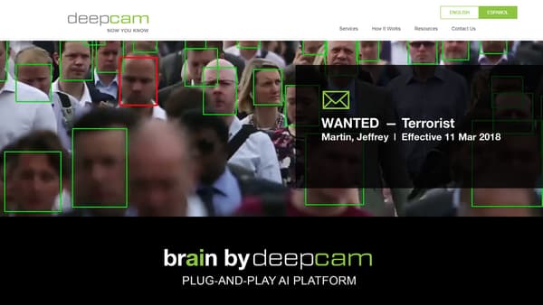 Site Web de DeepCam Site Web de DeepCam