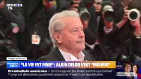 "Je veux mourir, la vie est finie": Alain Delon en "état d'épuisement physique et psychique" face aux enquêteurs