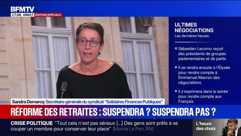 Suspension de la réforme des retraites: 