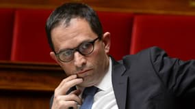 Benoît Hamon, ici le 4 mai 2016, n'est pas prêt à voter la motion de censure déposée par la droite. 