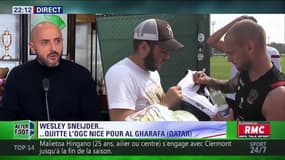 After du 5 janvier : Laurent, auditeur niçois, est satisfait du départ de Wesley Sneijder