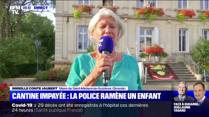 Cantine impayée: la maire de Saint-Médard-de-Guizières, en Gironde, affirme que la mère de l'enfant ramené chez lui a été très menaçante et très agressive à son égard