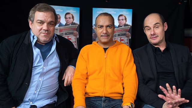 Les Inconnus en promo pour "Les trois frères, le retour", le 4 février 2014