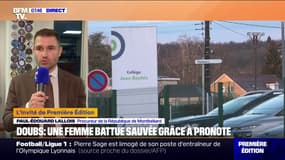 Femme battue dans le Doubs: "Elle a fait le choix de ne pas déposer plainte", explique Paul-Édouard Lallois, procureur de la république de Montbéliard