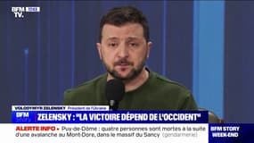 Volodymyr Zelensky: "J'ai de l'espoir que le congrès américain vote l'aide à l'Ukraine"