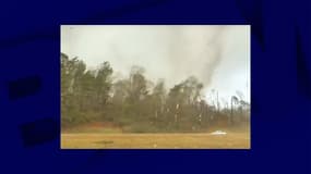 De violentes tornades ont causé la mort de deux personnes samedi 28 décembre 2024 au Texas et dans le Mississippi (Etats-Unis)