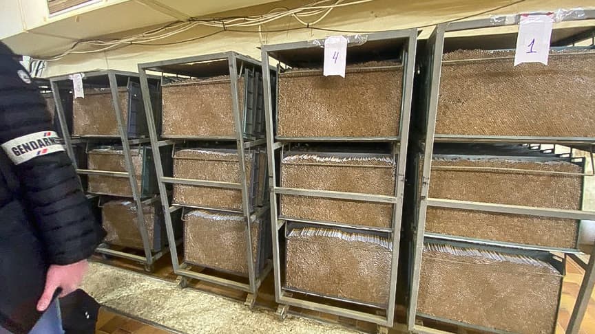 La gendarmerie a saisi plus de 100 tonnes de produits La gendarmerie a saisi plus de 100 tonnes de produits