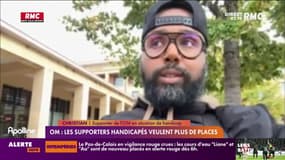 RMC s'engage avec vous - OM : les supporters handicapés veulent plus de place