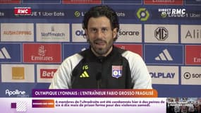 Olympique Lyonnais: l'entraîneur Fabio Grosso fragilisé