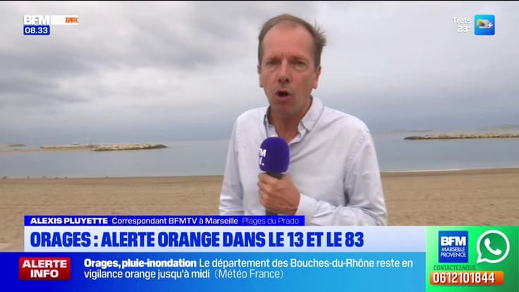 Orages : alerte orange ce jeudi matin dans le Var et les Bouches-du-Rhône