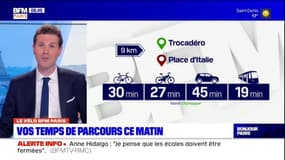 Vélo BFM Paris: L'itinéraire du jour entre Trocadéro et Place d'Italie