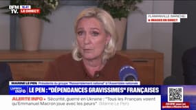 "Je ne souhaite pas l'entrée de l'Ukraine dans l'UE": Marine Le Pen ne votera pas en l'état la résolution sur l'Ukraine dont débattront les députés mercredi