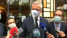 Le ministre de l'Économie et des Finances, Bruno Le Maire, à la veille de la réouverture des terrasses des bars et des restaurants, le 18 mai 2021.