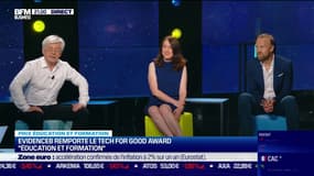 Tech For Good Awards: le prix "éducation" est remis à la startup Evidence B