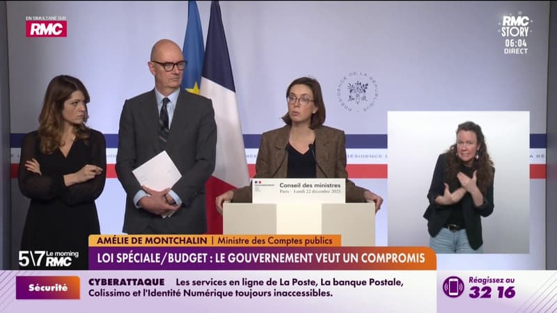 Loi spéciale / budget : le gouvernement veut un compromis
