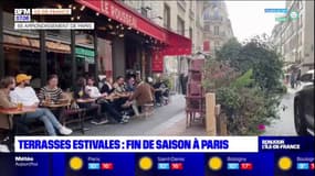 Paris: fin de saison pour les terrasses estivales