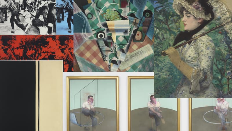 Les tableaux d'Edouard Manet, Francis Bacon, Andy Warhol ou Juan Gris font partie des meilleures ventes d'art de 2014. 