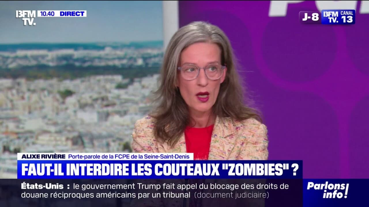 Armes blanches à l'école : 