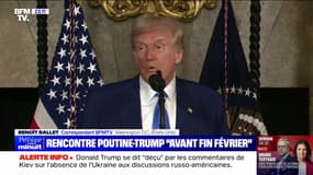 Guerre en Ukraine: Donald Trump déclare qu'il rencontrera "probablement" Vladimir Poutine "avant la fin février"