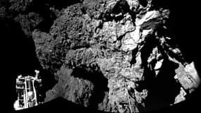 Une vue de la comète Tchouri prise par Philae