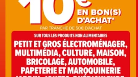 Offre bon d'achat Carrefour