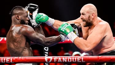 Tyson Fury lors de son troisième combat face à Deontay Wilder