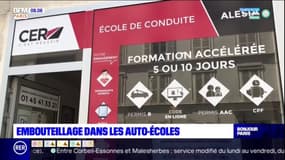 Ile-de-France: embouteillage dans les auto-écoles