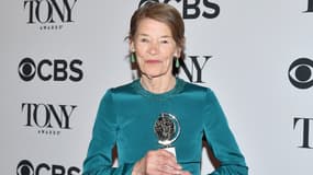 L'actrice britannique Glenda Jackson lors des Tony Awards en 2018.