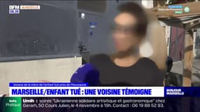 Enfant tué à Marseille: une voisine témoigne