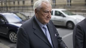 Christian Poncelet, ancien président du Sénat, le 8 avril 2014 à Paris.