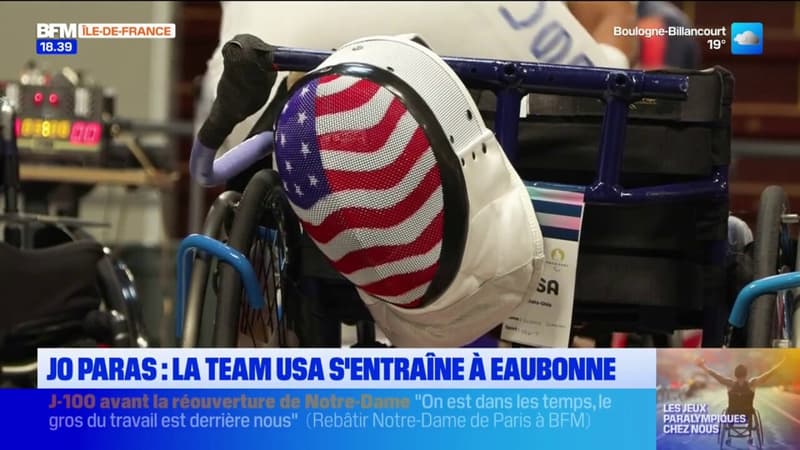 Jeux paralympiques: la team USA s'entraîne à Eaubonne (1/1)