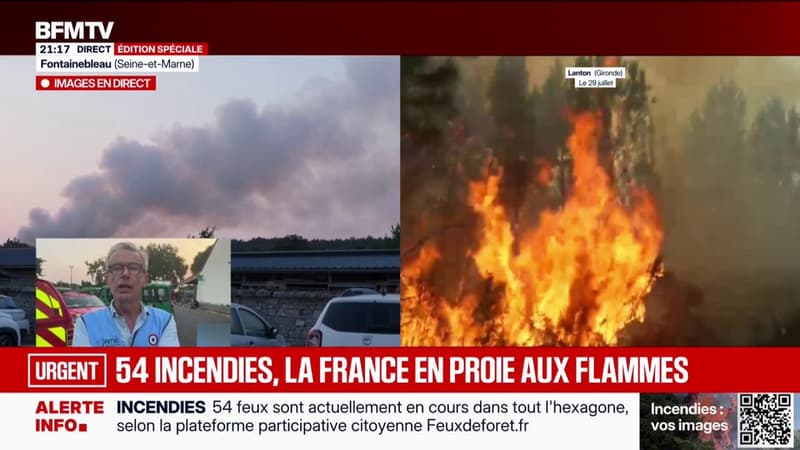 Incendies en Gironde: "Il y a eu de nombreuses reprises de feu", assure le maire de Lège-Cap Ferret