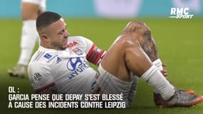 OL : Garcia pense que Depay s’est blessé à cause des incidents contre Leipzig