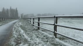 La neige à Saint-Arnoult-en-Yvelines le 21 novembre 2024.