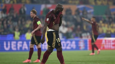 Romelu Lukaku lors de Belgique-Roumanie, le 22 juin 2024.