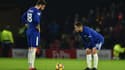 Olivier Giroud et Eden Hazard